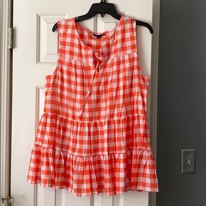 Gingham Sleeveless Top